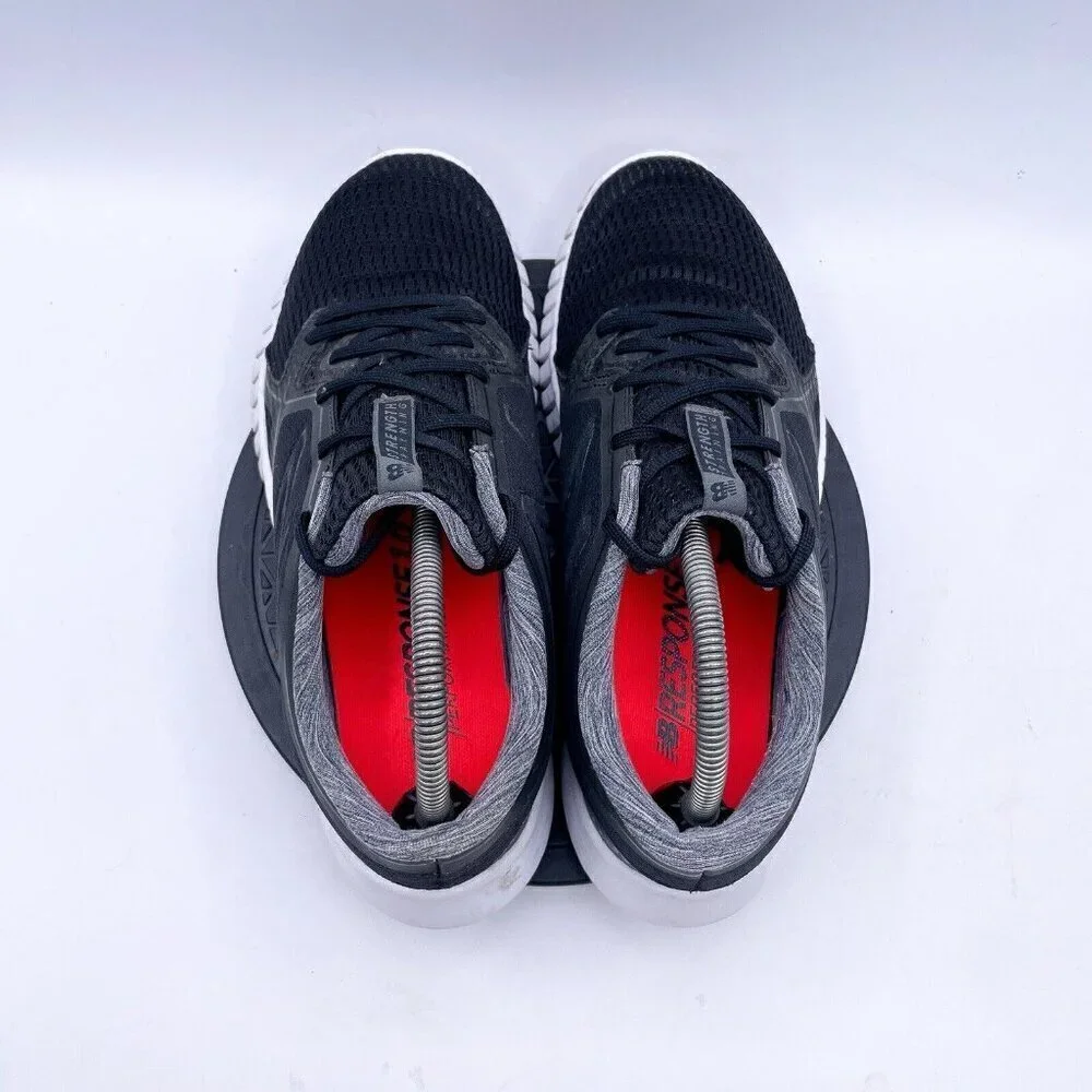 Men's New Balance MX66MB2 Flexonic Black/White Lace-up Running Shoes Size 8.5D